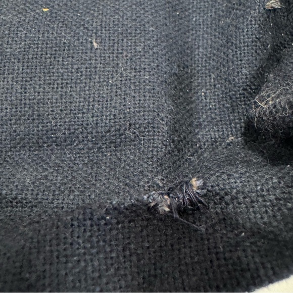 SPARTINA 449 tan leather linen in gorgeous light blue print purse bag - Picture 9 of 16